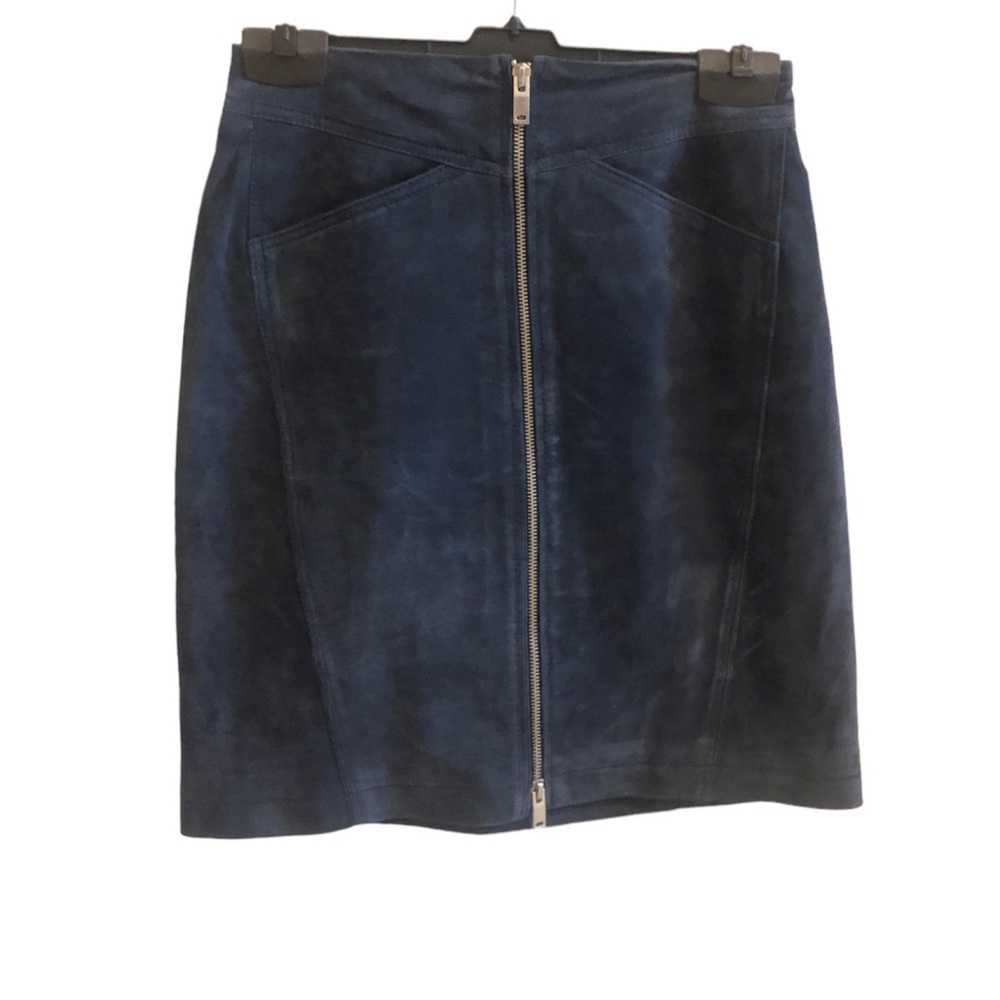 Mango Leather Skirt